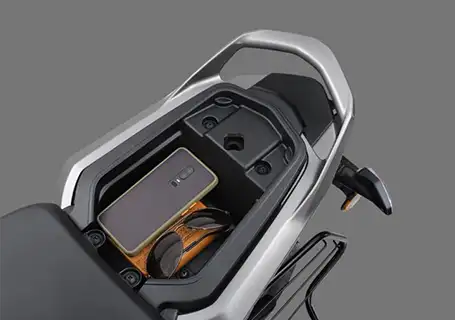 TVS Raider Under Seat Storage